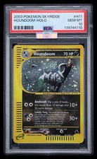Pokemon 2003 Houndoom Skyridge Holo #H11 PSA 10 Gem Mint Swirl 🐈⬛ 💎 - POP 75 picture