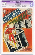 Showcase #4 CGC 6.5 (R)🔥1st Flash🔥Silver Age Grail 1956 Barry Allen R5 112 cm picture
