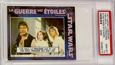 1977 STAR WARS PSA 10 GEM MINT (LUKE LEIA SOLO) *RARE* 1ST CARD *CANADIAN ADPAC* picture