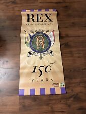 2022 150th Anniversary Rex Banner- Mardi Gras Krewe Favor picture