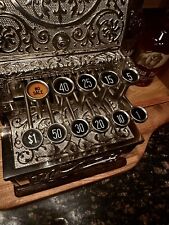 1900’s VINTAGE NATIONAL CASH REGISTER MODEL 5 Beautiful Nickel Plated picture