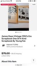 James Dean vintage one of a kind Scrapbook from a 1950’s James Dean fan  picture