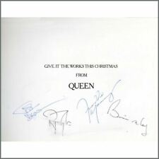 Queen 1984 Autographed Works Tour Christmas Card (UK) picture
