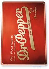 DR PEPPER TIN SIGN GOOD FOR LIFE SODA SOFT DRINK TASTE THE ORIGINAL LITTLE 12X18 picture