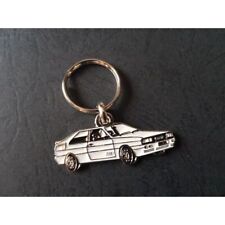 Audi Quattro profile key ring, UR-Quattro (white) picture