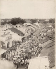 1880's PHOTO INDIA  - THE MUHARRAM ISLAMIC FESTIVAL MHOW picture