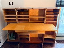Rare Selfile Systemer Norwegian Mid Century Miniature Office Secretary Desk picture