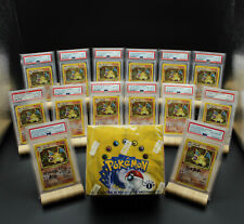Pokemon PSA 10 Glurak Collection + 1 Base Set 1999 Display 1. Charizard Edition  picture