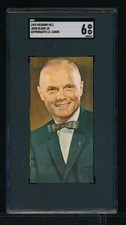 1963 McGraw Hill Astronauts card John Glenn Jr SGC 6 EXMT impossible card highes picture