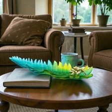 Daum Palm Beach – Large Leaf Bowl By Emilio Robba 225 pieces SKU: 05782 picture