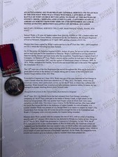 British MGS Military General Service Medal Samuel Wade 8th Foot Martinique POW picture