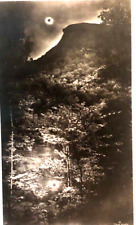1932 SOLAR ECLIPSE OLD MAN MOUNTAIN BLACK AND WHITE PHOTOGRAPH NH picture