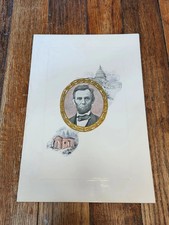 Lincoln's Birthday Dinner Menu 1958 picture
