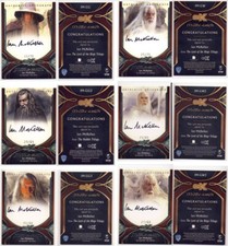 2022 CZX Middle Earth Autograph 6-Card Set McKellen IM-GG GG2 GG3 IM-GW GW2 GW3 picture
