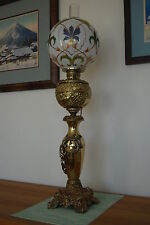  GWTW ANTIQUE VICTORIAN OIL KEROSENE OLD BANQUET PARLOR GONE WITH THE WIND LAMP  picture