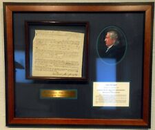 SAMUEL HUNTINGTON SIGNER OF THE DECLARATION FOUNDING FATHER PRO FRAMED AUTOGRAPH picture
