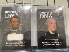 Historic Dna Potus the first 36 abraham lincoln+george washington hair sample picture