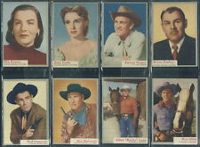 (9552) 1953 Topps Who Z at Star complete set VGEX-EXMT all scanned front/back picture