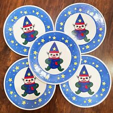 VTG Macys Thanksgiving Day Parade 75th Anniversary 2001 Clown Plate Set of 5 9” picture