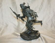 Western Heritage Museum Jim Ponter Crow Scout Pewter Sculpture - 10