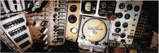 SIGMA 7 CAPSULE CONSOLE 30x10 PRINT SIGNED BY MERCURY 7 ASTRONAUT WALLY SCHIRRA picture