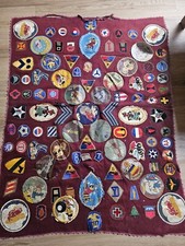 WWII US Army USAAF Bomber Squadron Patch Blanket Collection 1 Of A Kind picture