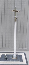1989 BAUER LAMP CO. HERMES Brass and Lucite Floor Lamp picture