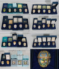 COLLECTION OF 37 HALCYON DAYS EASTER ANNUAL ENAMEL EGGS 