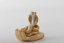 Zodiac Snake Trinket Box by Keren Kopal Faberge Egg  Crystal Jewelry picture
