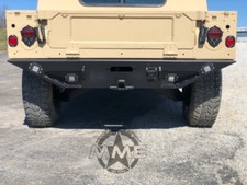 Rear Winch Step Bumper with Reverse/accessory Light for Humvee M998 M1123 m1025 picture