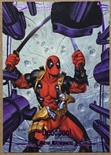 DEADPOOL #84 (150/199) - 2016 Marvel Masterpieces Epic PURPLE Card - Tier 4 picture