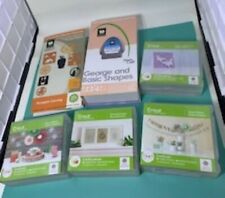 Cricut Cartridges lot of 6:  George & Basic Shapes, Pumpkin Carving--USED LINKED picture