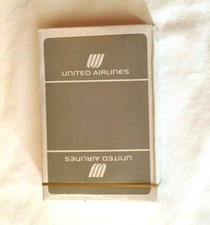 New UNITED AIRLINES DECK OF CARDS Original Packaging Plane Card Taiwan Vintage picture