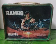 85 Rambo Thermos Metal Lunchbox Vietnam War Real Combat Military Equipment WOW picture