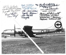 Bockscar, Nagasaki, Crew C-15, Multi Signed x9, 509th Composite Group, WWII picture
