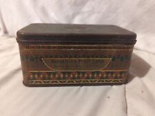 Vintage-Antique Loose-Wiles Biscuit Company Sunshine Fruit Cake Tin With Lid picture