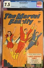 The Marvel Family #3 CGC 7.5 OWW 1946 Golden Age picture
