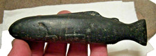 Fish - Black Trout Effigy - spearing decoy picture