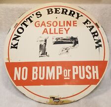 ORIGINAL - Knott's Berry Farm Gasoline Alley Auto Race Attraction Sign - Car #17 picture