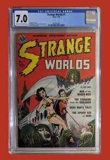 Strange Worlds #1 - Pre Code - CGC 7.0 - Rare 1st Issue Gardner Fox picture