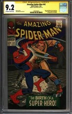 * Amazing SPIDERMAN #42 CGC 9.2 SS Signed Romita 1st MARY JANE (1957676018) * picture
