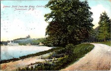 Bemus Point NY postcard BEMUS POINT FROM THE FERRY LANDING 9/12 AV2293 picture