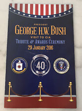 2016 CIA Official Visit By President George HW Bush Tribute And Awards Ceremony picture