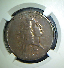 1793 Wreath Cent -Lettered Edge-NGC XF45 -Spectacular Type Coin picture