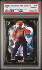 2023 Cardsmiths Street Fighter Series 1 Guile #11 Onyx Gemstone Ref 1/1 PSA 10 picture