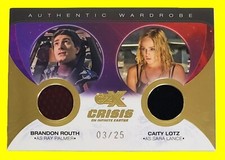 2022 CZX Crisis on Infinite Earths Wardrobe DM13 Brandon Routh Caity Lotz #3/25 picture