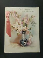 Vintage Greeting Card Mother's Day Rust Craft Boston USA  (B-5) picture