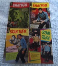 STAR TREK 4 vintage 1968 1968 1969 1970 gold key comic books picture