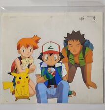 Production Cel Pokémon - Pikachu, Ash, Brock, Misty, Togepi Animation Cel picture