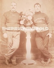 ANTIQUE POSSIBLE TITANIC CREW SURVIVORS WHITE STAR LINE SWEATER CABINET PHOTO NY picture